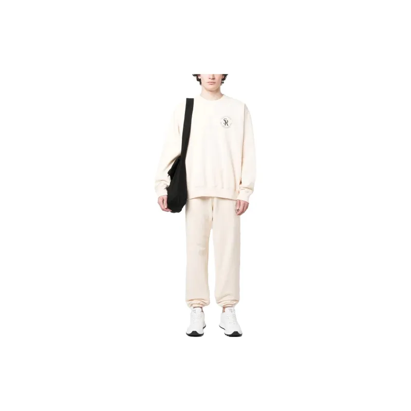 SPORTY & RICH Sweatshirts Unisex Ecru-1