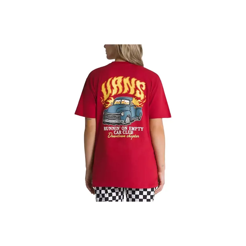 Vans RUNNING ON EMPTY T-Shirts Unisex Red-3