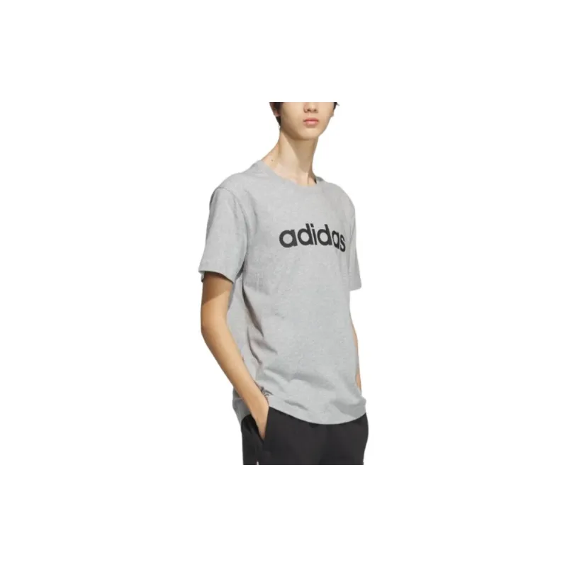 Adidas T Shirt Men's Medium Heather Gray-5
