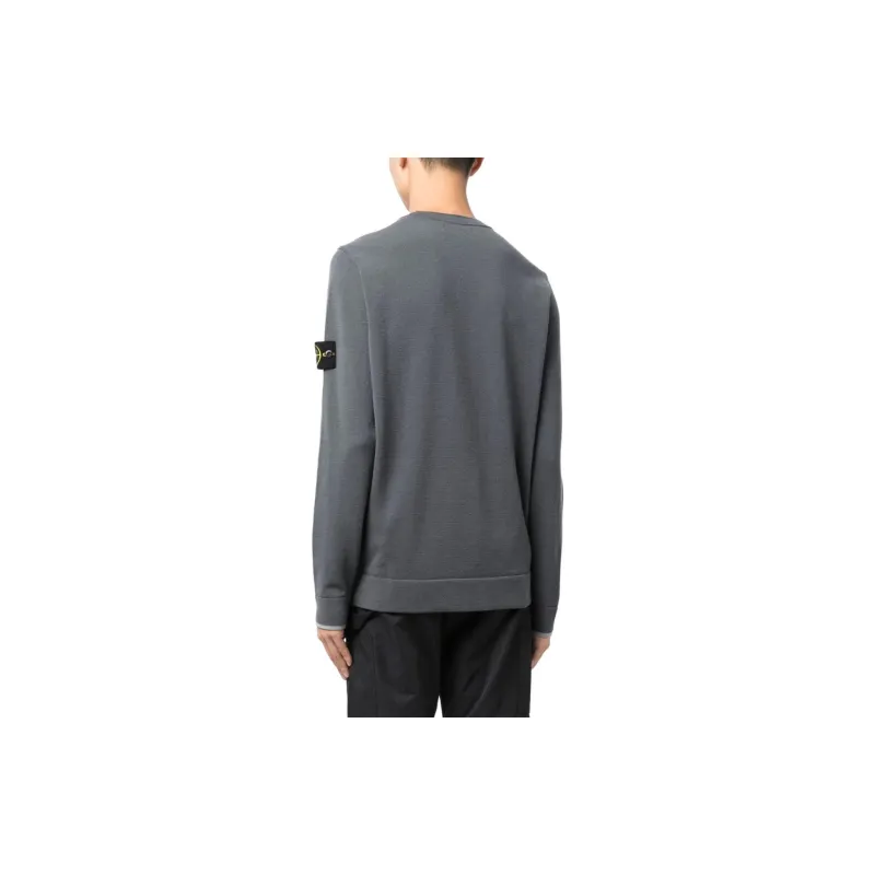 STONE ISLAND Compass Patch Crewneck Jumper-2