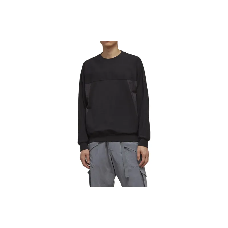 Y-3 Logo Patch Crew Neck Sweatshirt-2