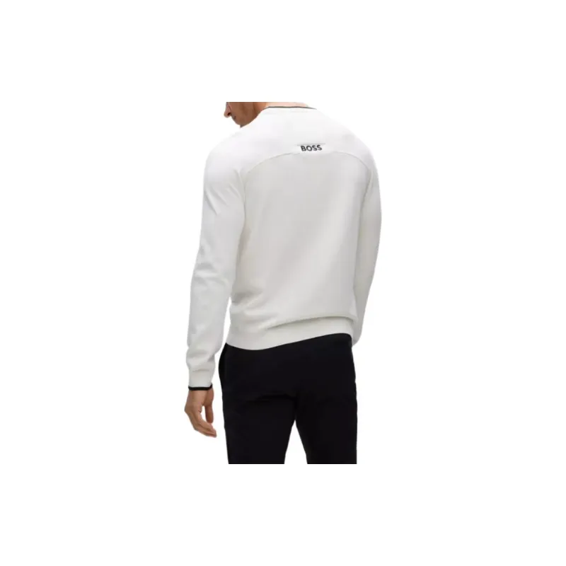 HUGO BOSS Sweaters Men White-3