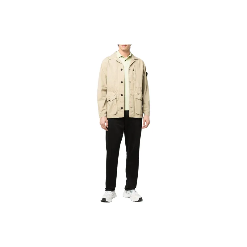 STONE ISLAND Jackets Men Khaki-3