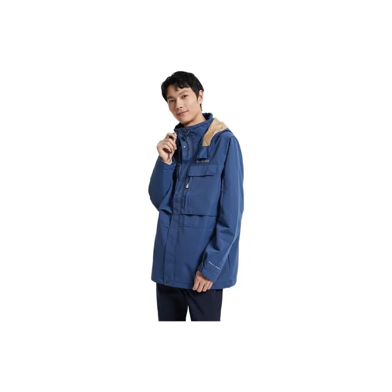 Columbia Jackets Coats Men's Blue-4