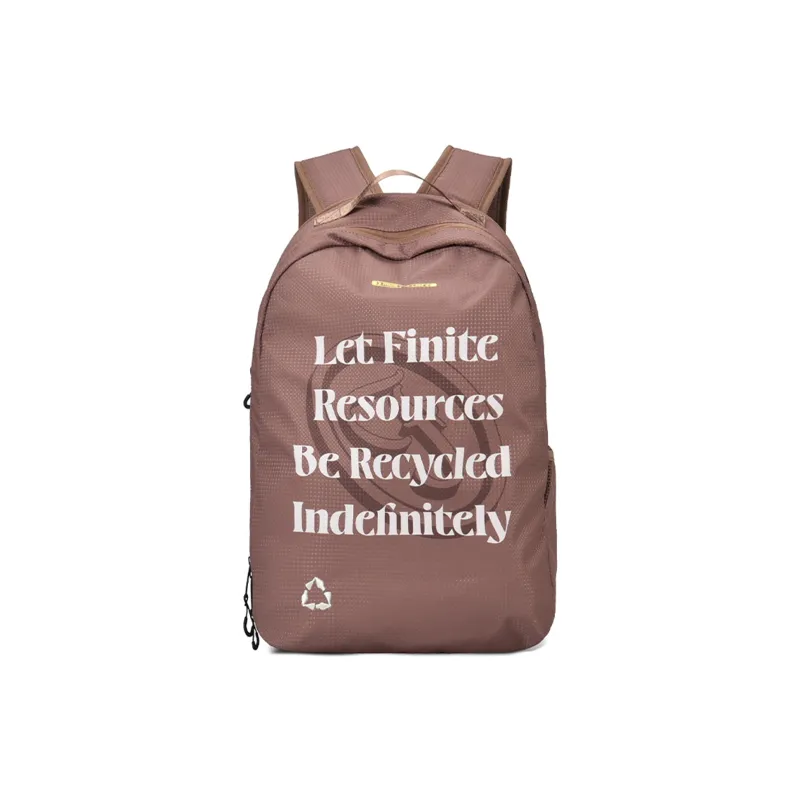 FINITE LOOP Bote Bottle Eco Friendly Fabric Backpack Regular Unisex Brown-0