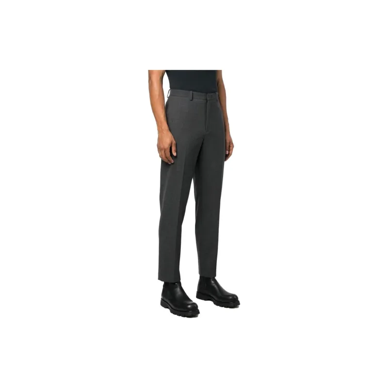 THEORY Mid-rise Tapered-leg Trousers-2