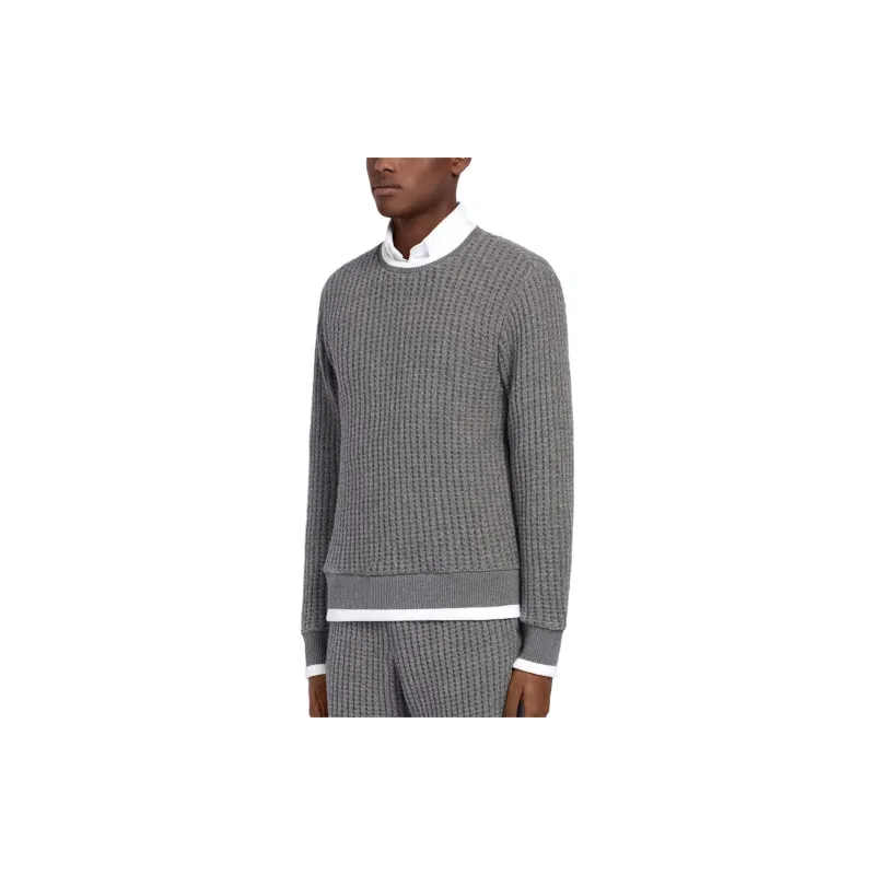 THOM BROWNE· Sweater Men's Gray-3
