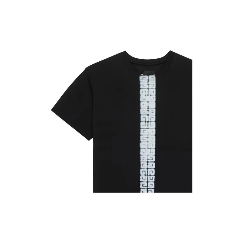 Givenchy 4G Logo Printed Crewneck T Shirt-5