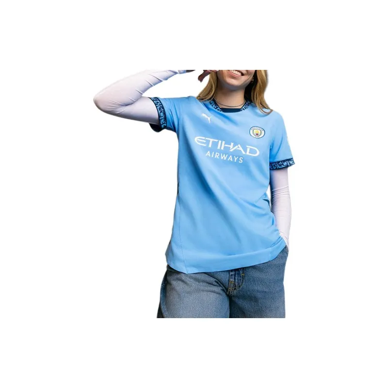 PUMA Manchester City T Shirt Men's Light Blue-1