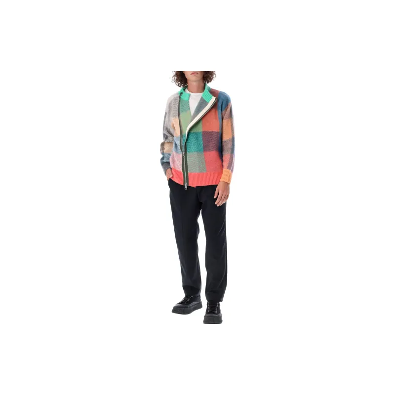 Sacai Check knit Jumper-2