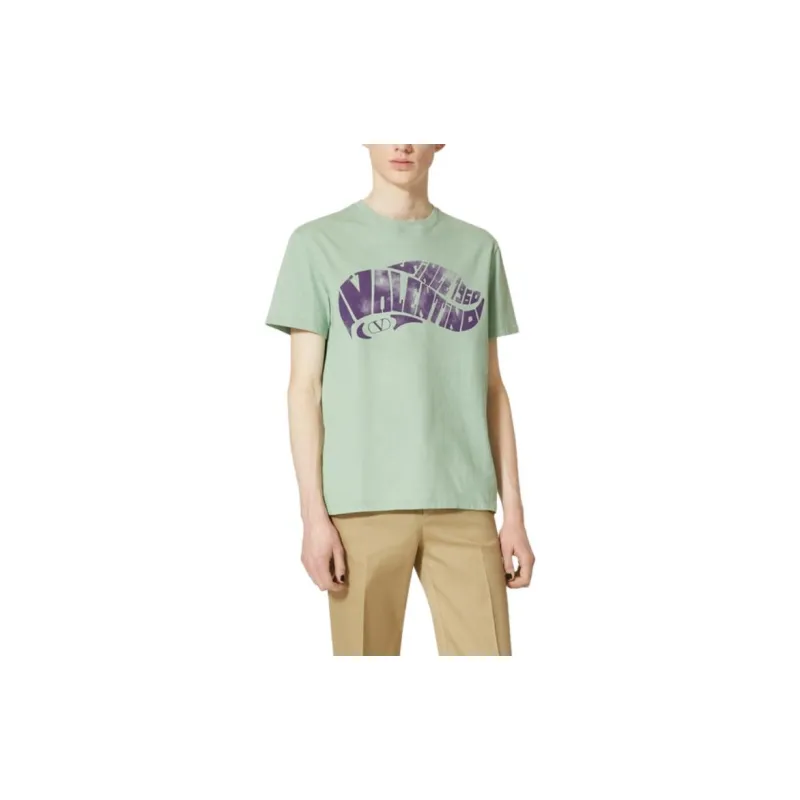 Valentino T-Shirts Men Sage Green-1
