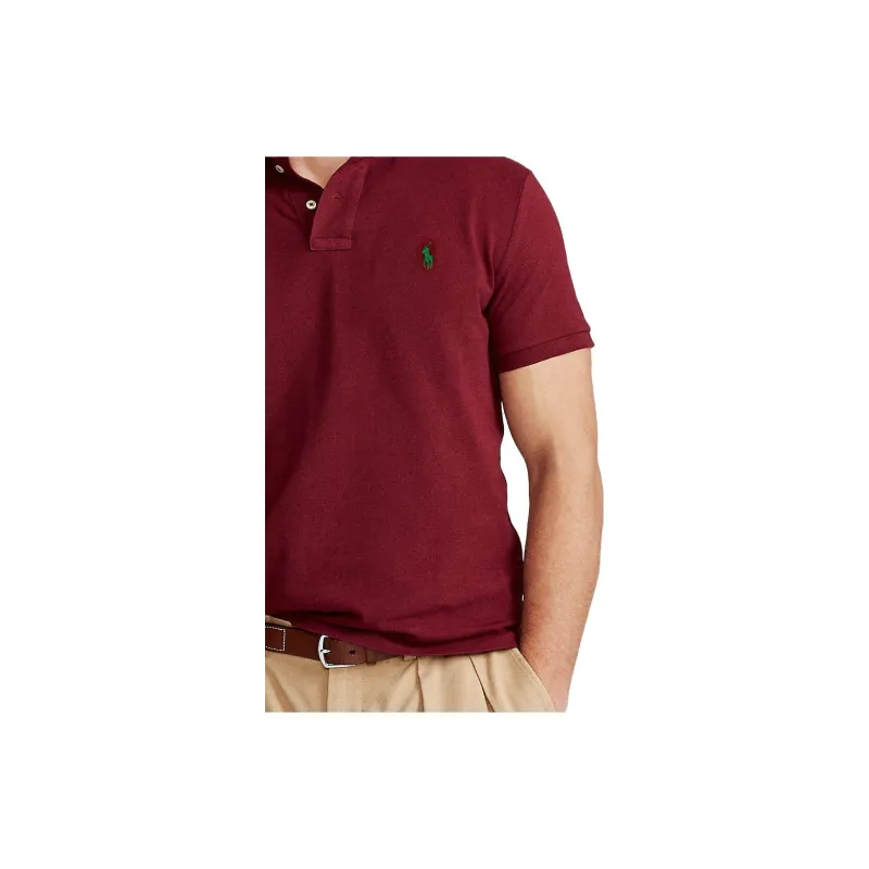 Polo Ralph Lauren Polo Shirt Men's Burgundy-4