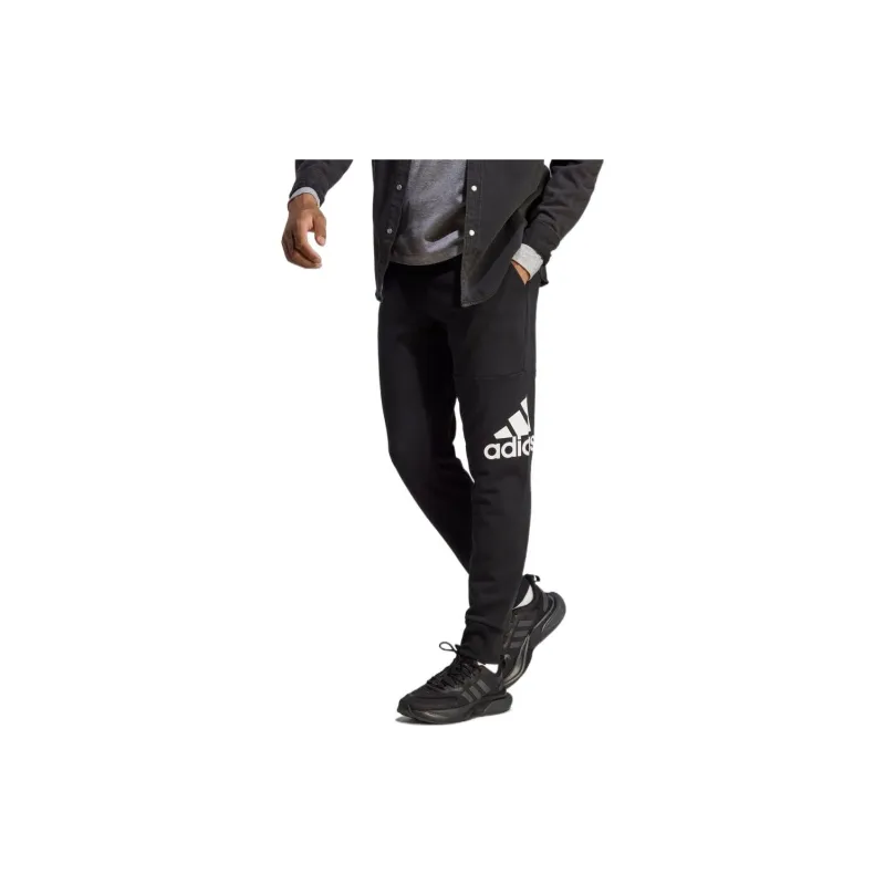 Adidas Essentials French Terry Tapered Cuff Logo Pants-1