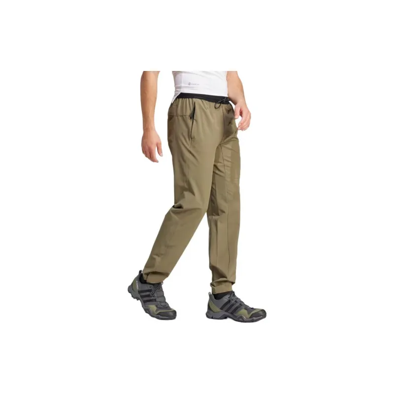 Adidas TerrexOther Terrex Liteflex Hiking Pants Knitted Sports Pants Unisex Olive Layer-3