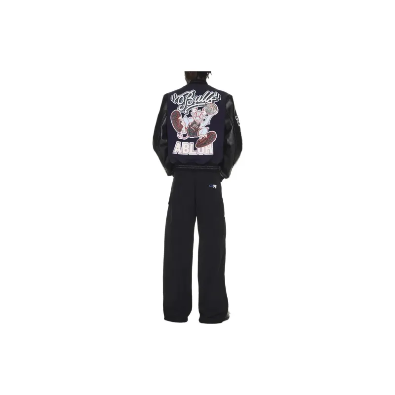OFF WHITE C/O Chicago Bulls Varsity Jacket-2