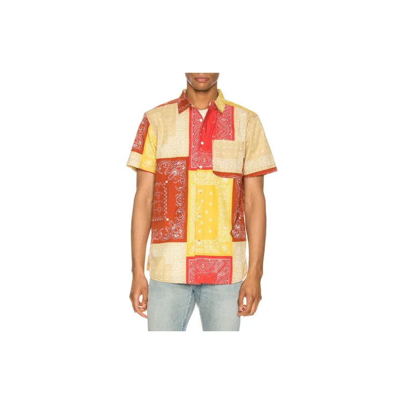 THE NORTH FACE Shirt Men's Orange Red-2