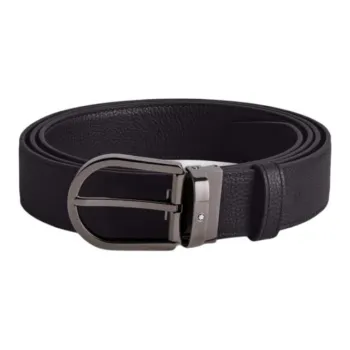 MONTBLANC Horseshoe buckle Leather Belt