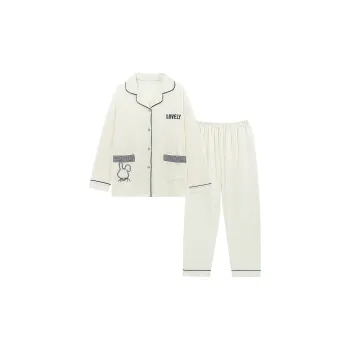 Sleeping Beauty Pajama Set Women's White
