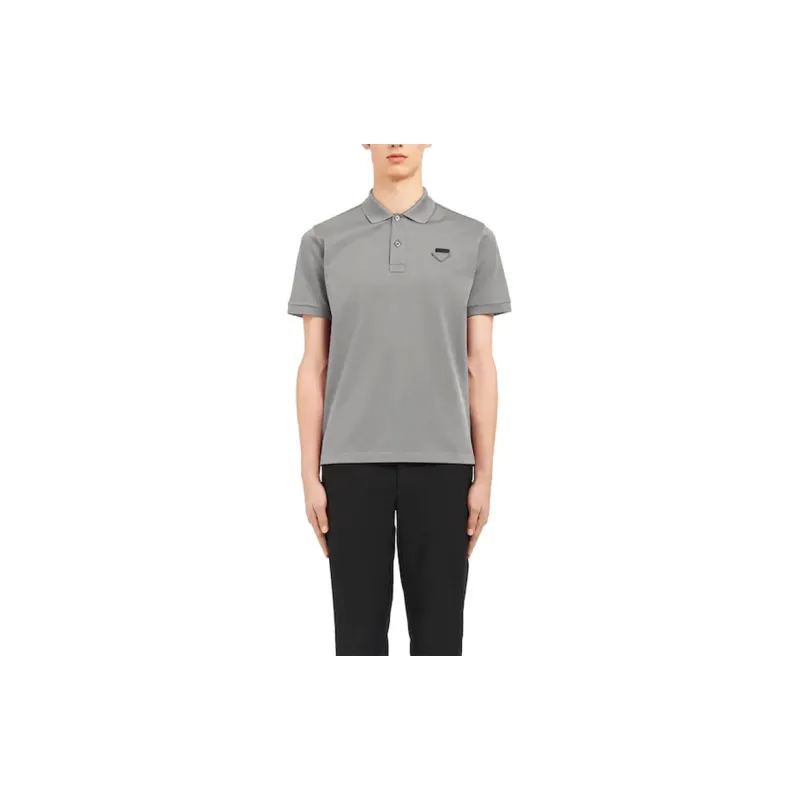 PRADA Polo Shirts Men Gray-1