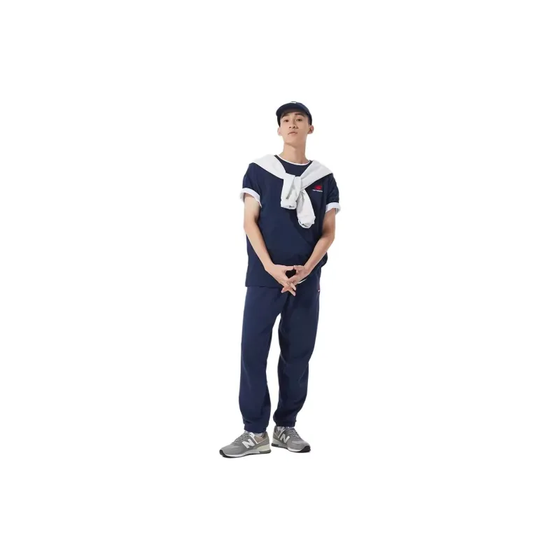 New Balance Knitted Sports Pants Unisex Blue-2