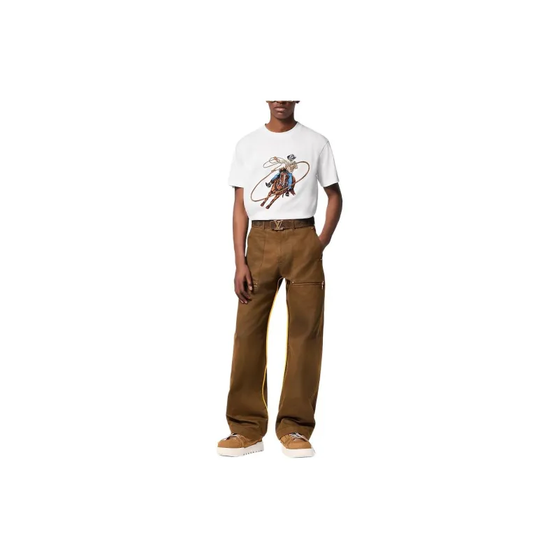 LOUIS VUITTON Workwear Cotton Chino Pants-1
