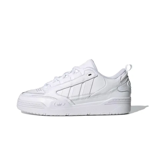 Adidas Originals Adi2000 Anti-Slip Wear-Resistant Low-Top Skateboard Shoes Unisex White