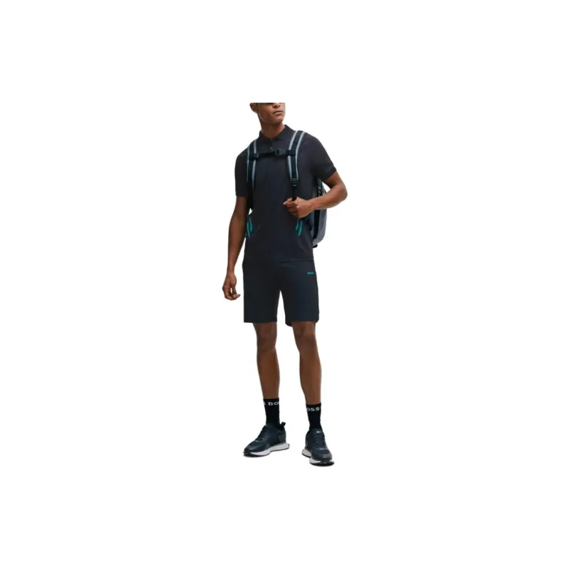 HUGO BOSS Logo print Polo Shirt-3
