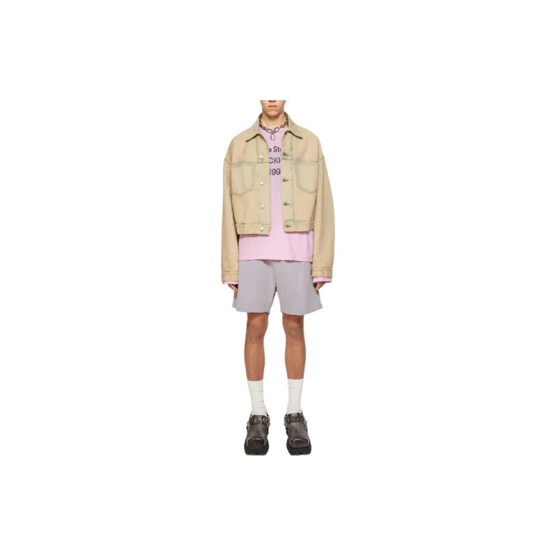 Acne Studios FW24 Casual Shorts Men's Dark Purple-1