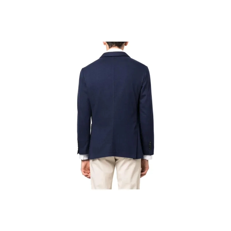 Brunello Cucinelli Button Detailed Jersey Blazer-2