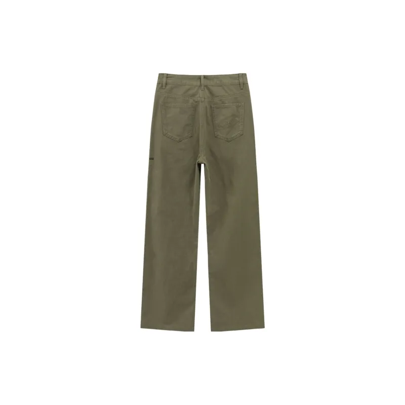 CHUU Casual Pants Women's Army Green-1