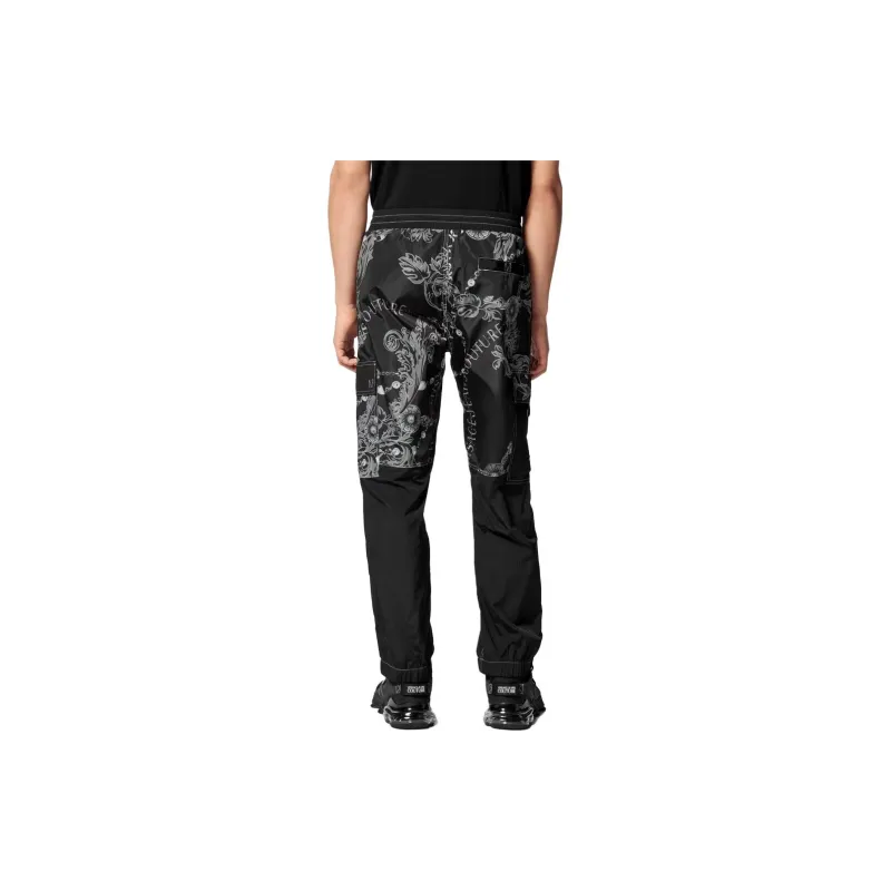 VERSACE Cargo Pants Men's Black-3