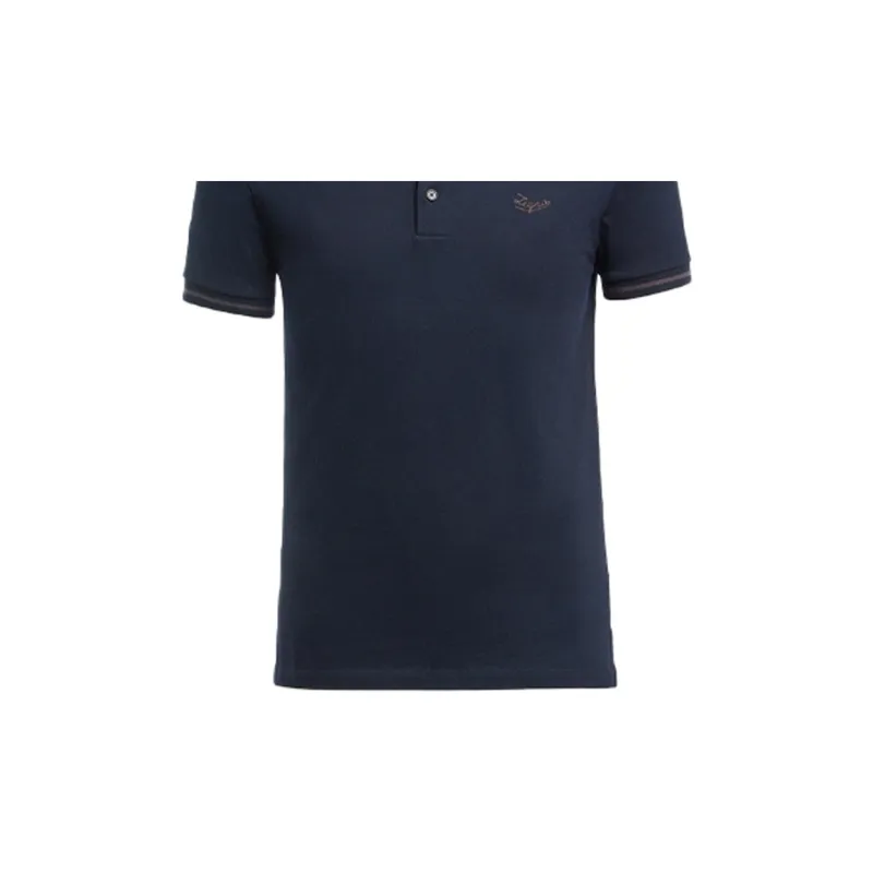 Zegna SS21 Polo Shirt Men's Blue-4