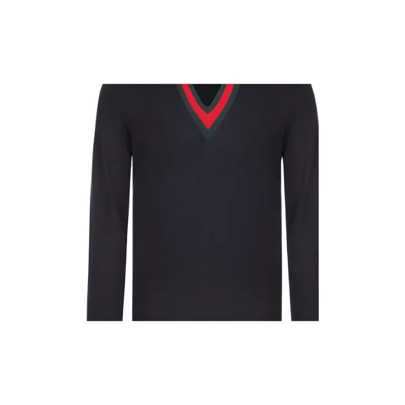GUCCI Sweaters Men Navy Blue-6