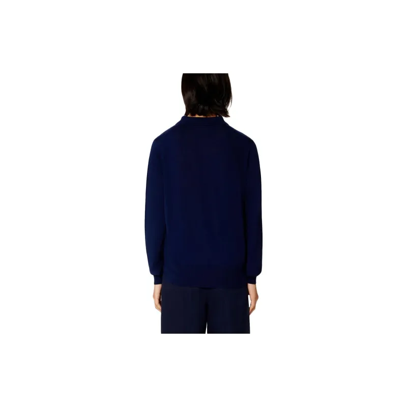 AMIPARIS Argyle check Knit Polo Shirt-4