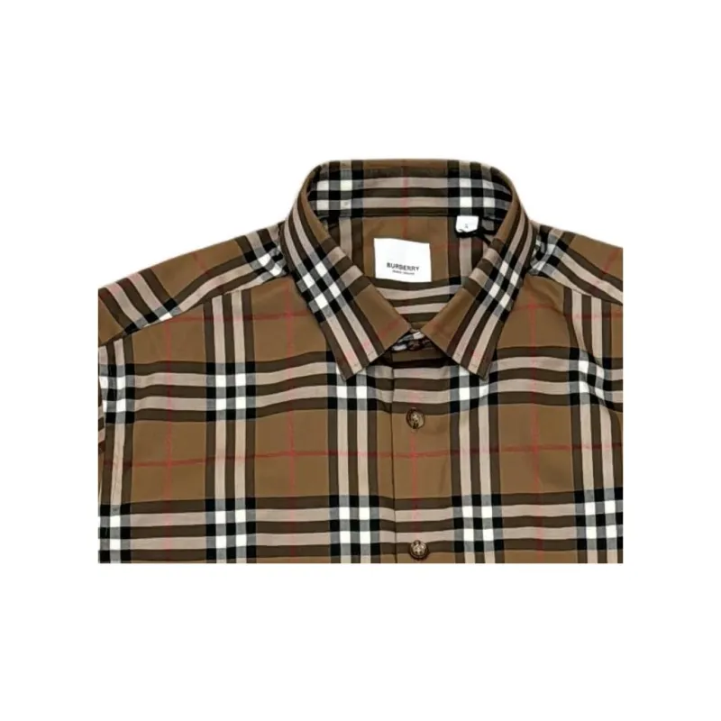 Burberry SS24 Shirt Men's Khaki-5