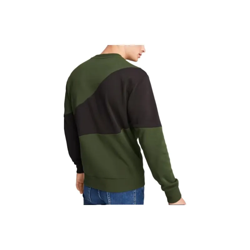 PUMA POWER Cat Crew Sweatshirt Men's Green-3