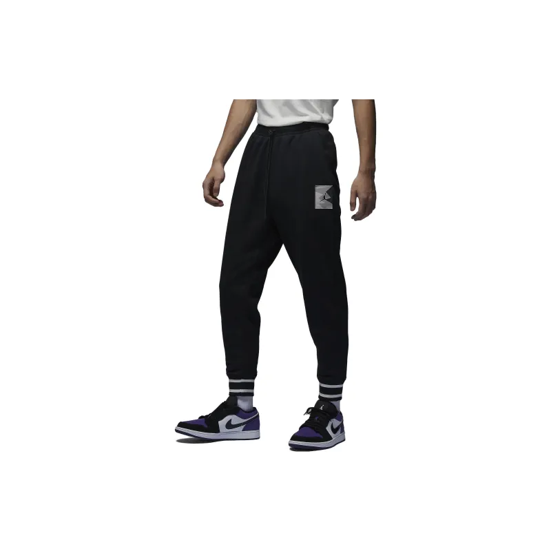 Jordan Knitted Sweatpants Men Black-3