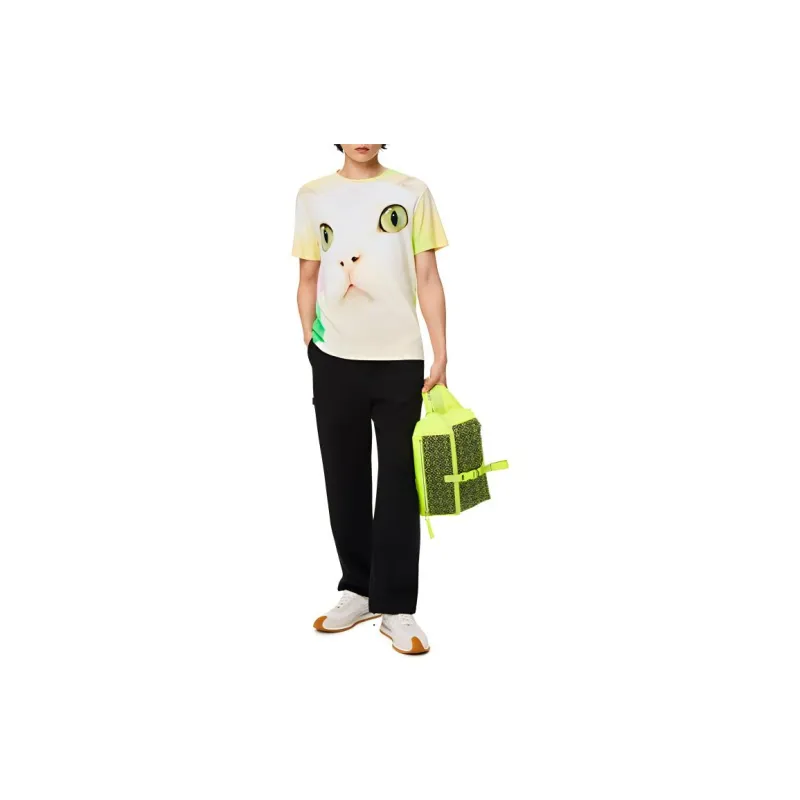 LOEWE Cat All Over Print Regular Fit T Shirt-1