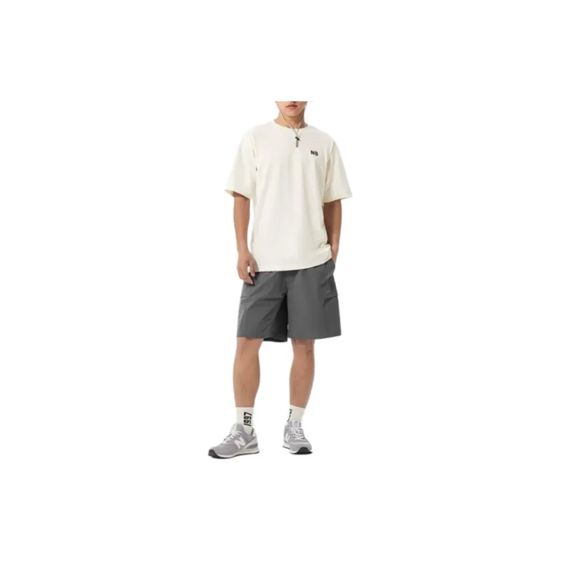 New Balance Centered Living Casual Shorts Men Gray-2