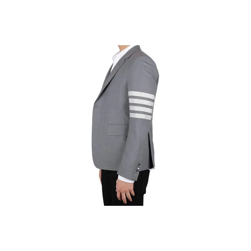 THOM BROWNE 4 Bar Wool Blazer-5
