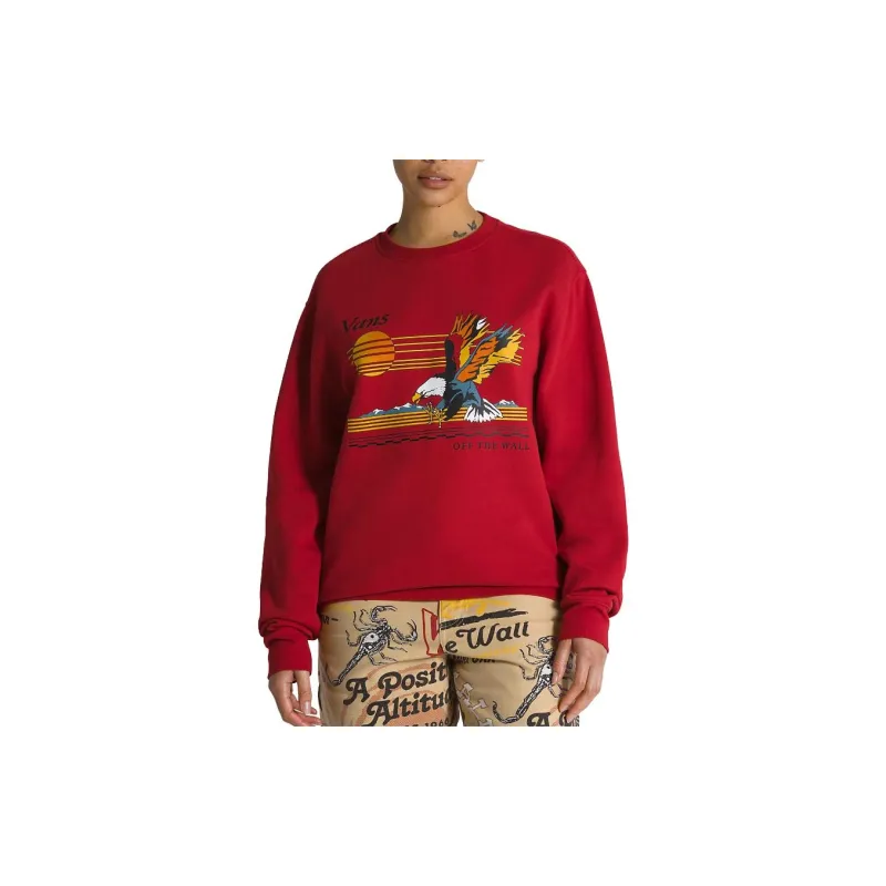 Vans Sweatshirts Unisex Red-5