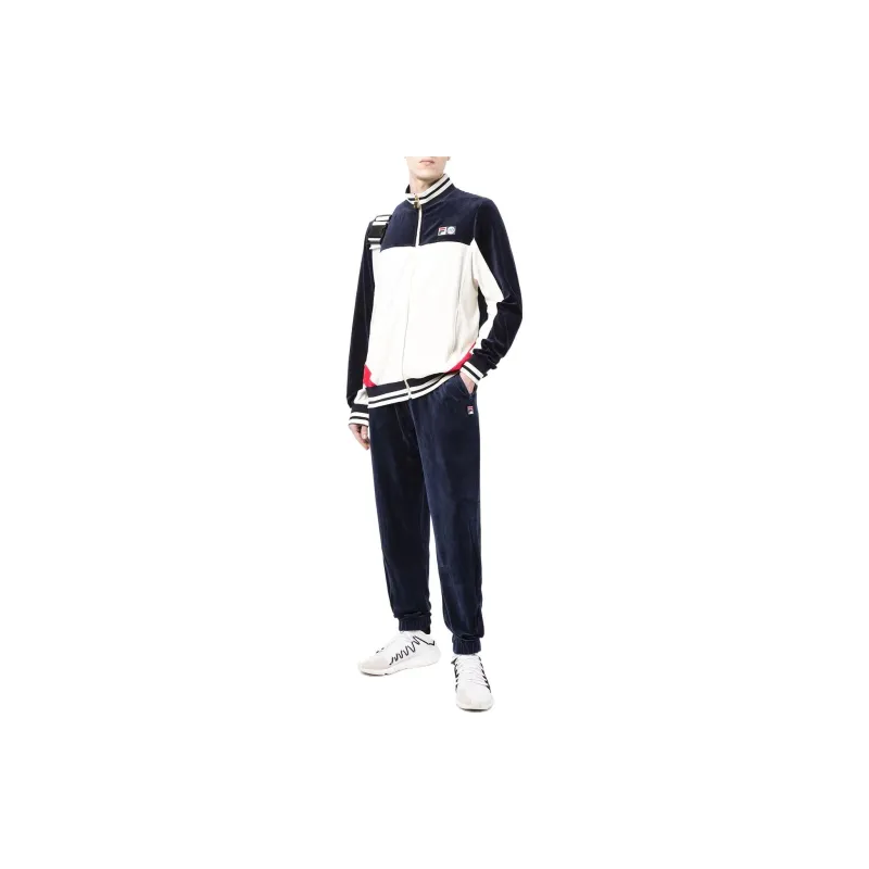 FILA Jackets Men Marine Blue/Red/White-1