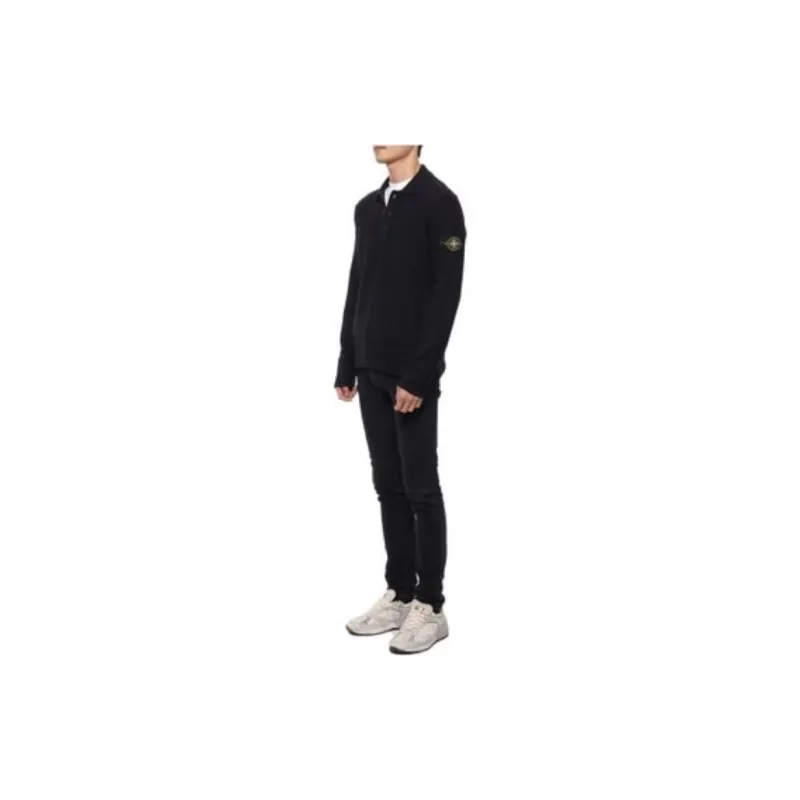 STONE ISLAND Polo Shirt Men's Black-3