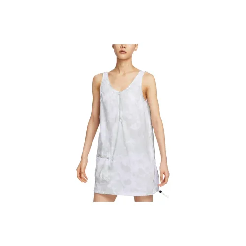 Nike SPORTSWEAR TECH PACK Sleeveless Dresses Women's Light Silver