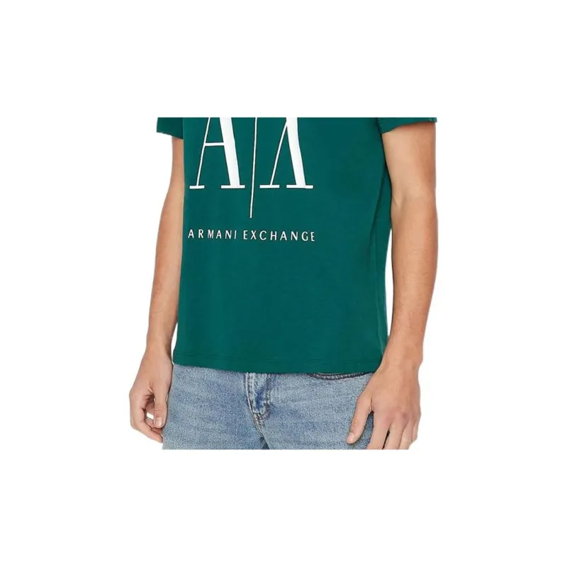ARMANI EXCHANGE T Shirts Men Grass Green-5