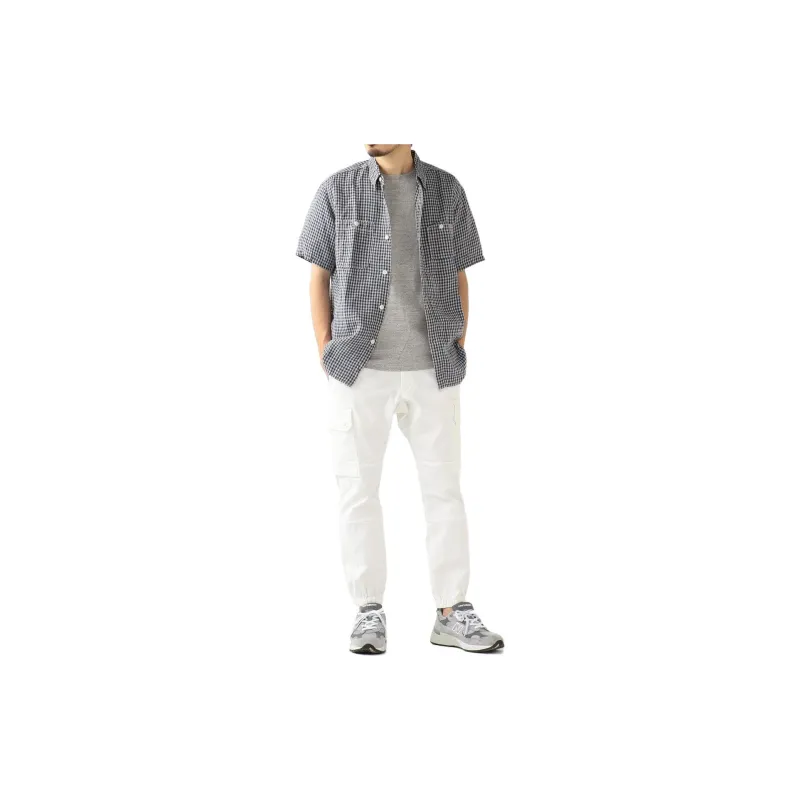 Beams Shirts Men Gray-2