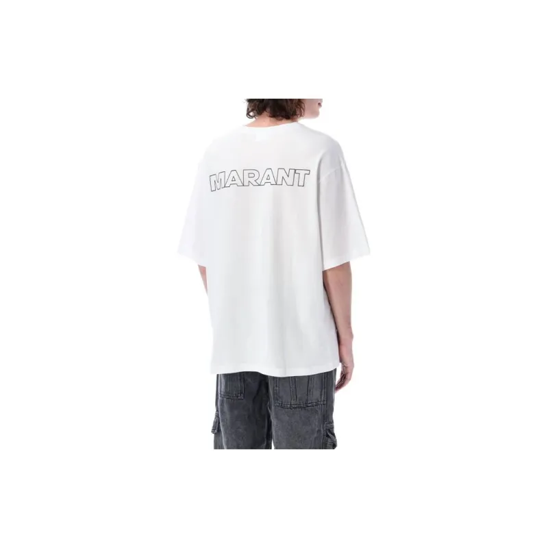 ISABEL MARANT Logo Printed Crewneck T Shirt-1