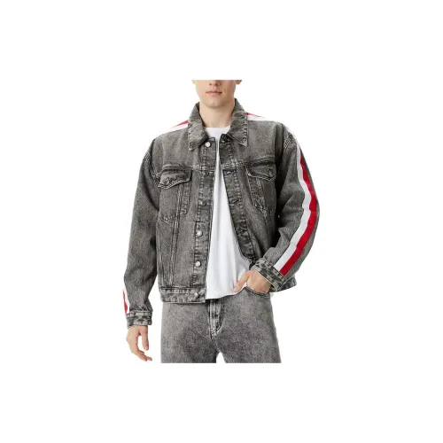 HUGO BOSS Denim Jackets Men Black