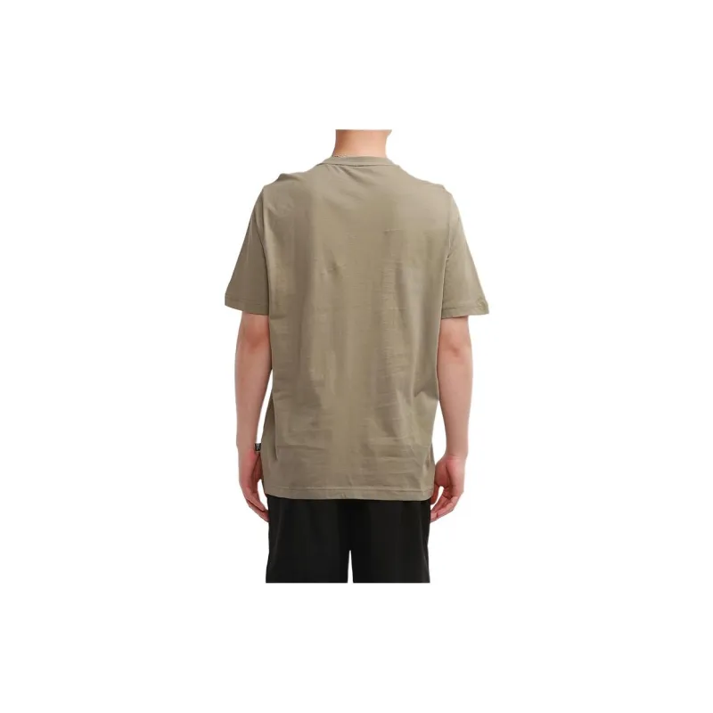 PUMA T Shirts Men Army Green-5