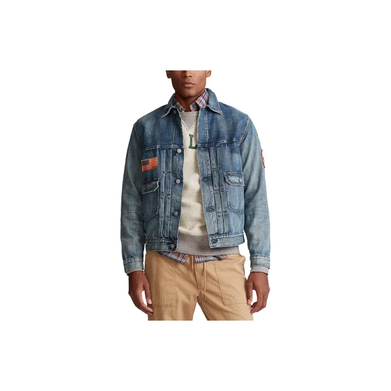 Polo Ralph Lauren SS23 Jackets & Coats Men's Denim Blue-1
